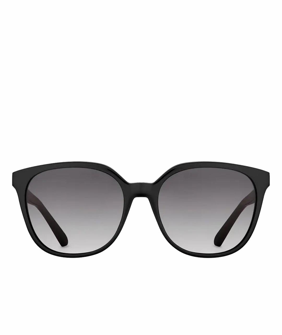 CHRISTIAN DIOR Черные пластиковые солнцезащитные очки, фото 1