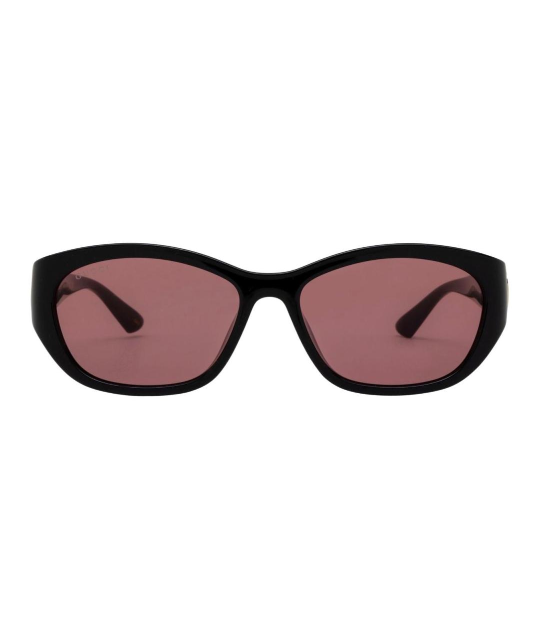 GUCCI Черные пластиковые солнцезащитные очки, фото 2