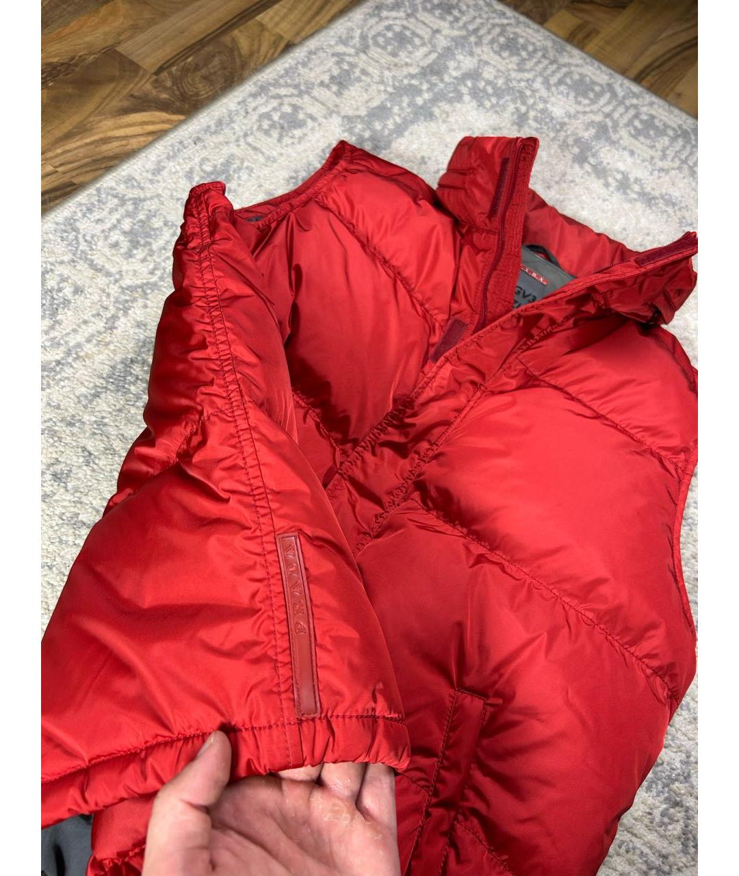 PRADA Красный полиэстеровый жилет, фото 4