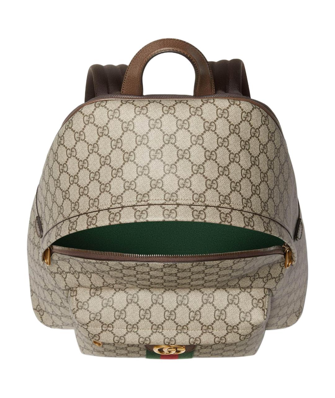 GUCCI Коричневый рюкзак, фото 5