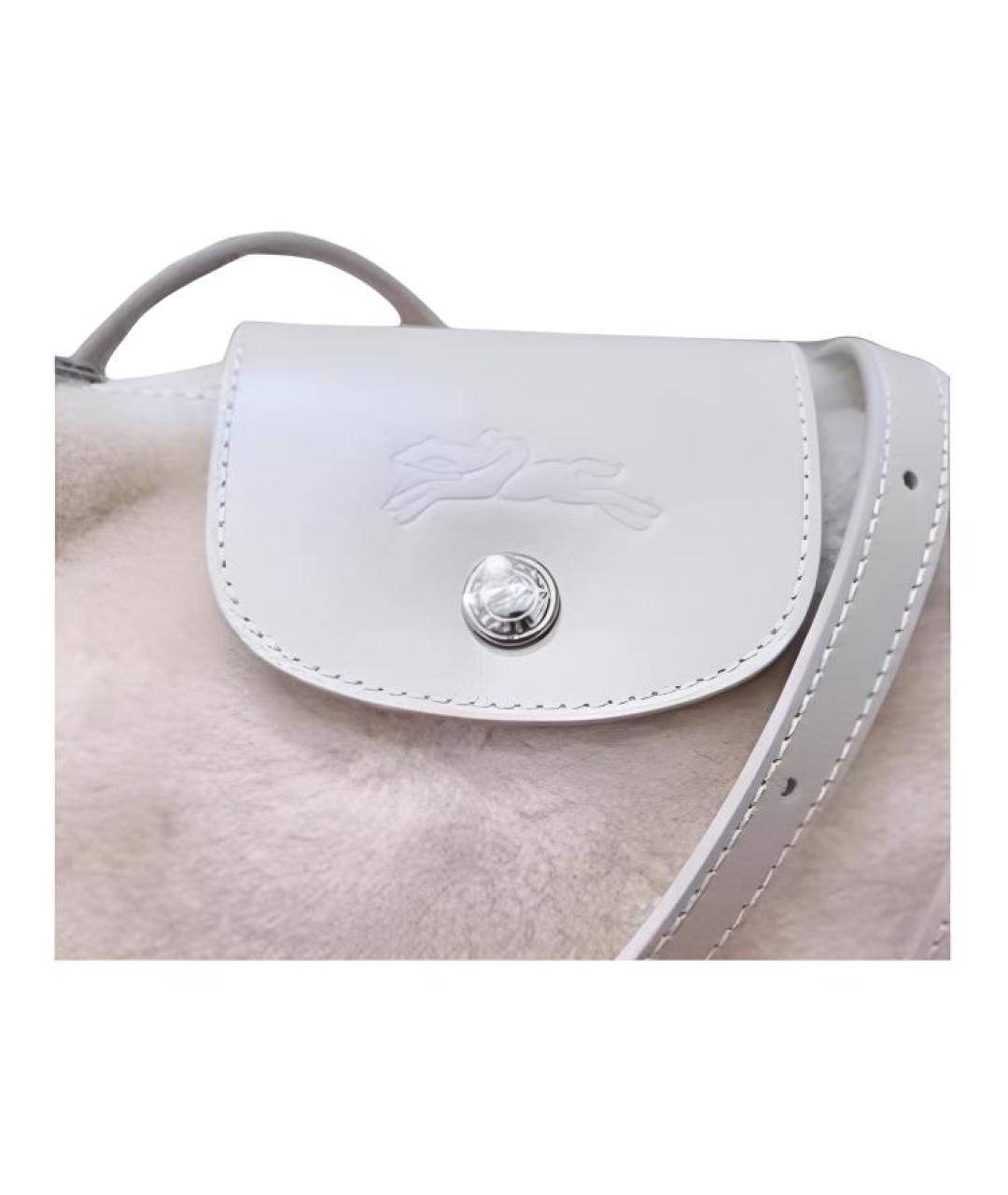 LONGCHAMP Белая сумка через плечо, фото 3