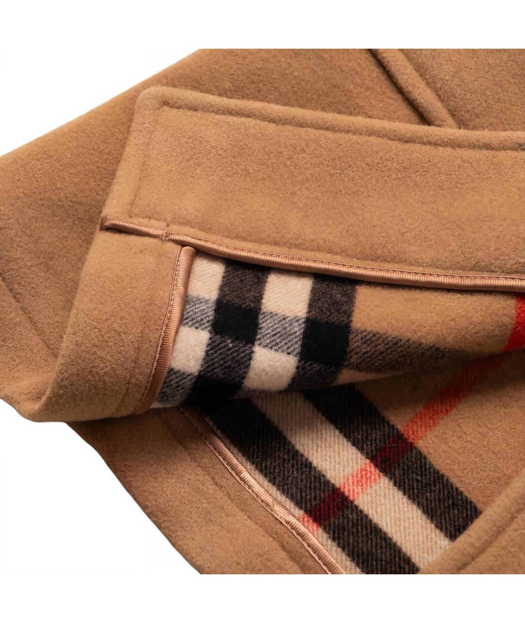 BURBERRY Коричневое пальто, фото 4