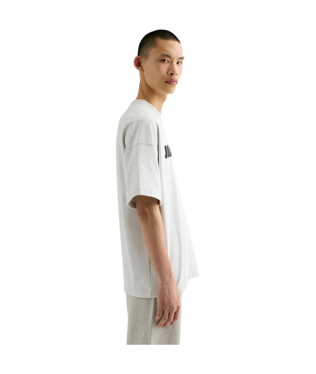 JIL SANDER Серая футболка, фото 4