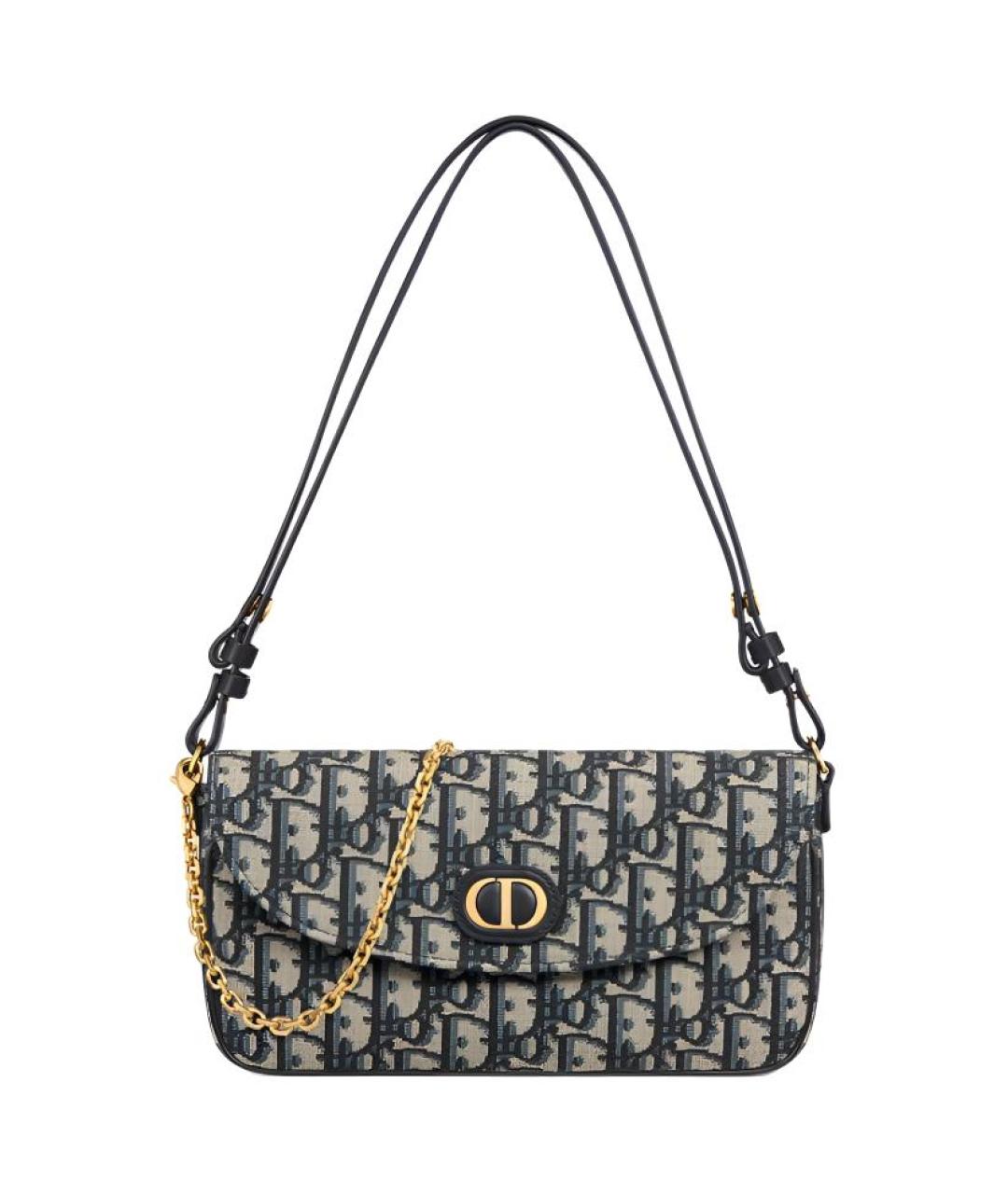 CHRISTIAN DIOR Синяя сумка через плечо, фото 2