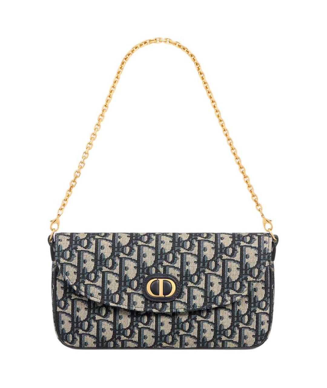 CHRISTIAN DIOR Синяя сумка через плечо, фото 1