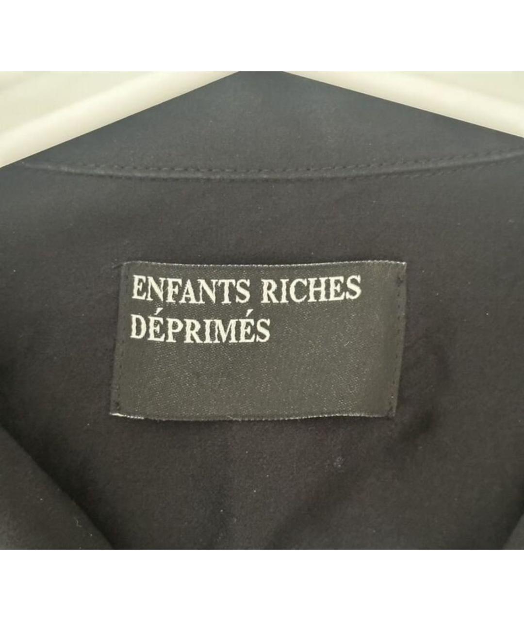 Enfants Riches Déprimés Салатовая шелковая классическая рубашка, фото 2