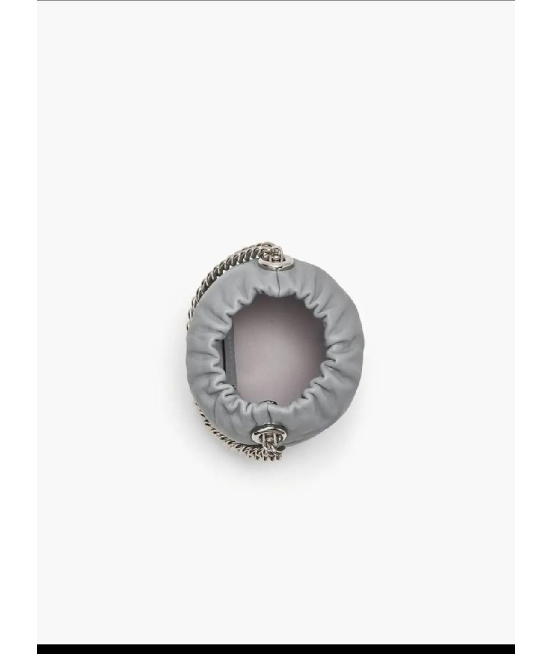 MARC JACOBS Серая кожаная сумка через плечо, фото 3