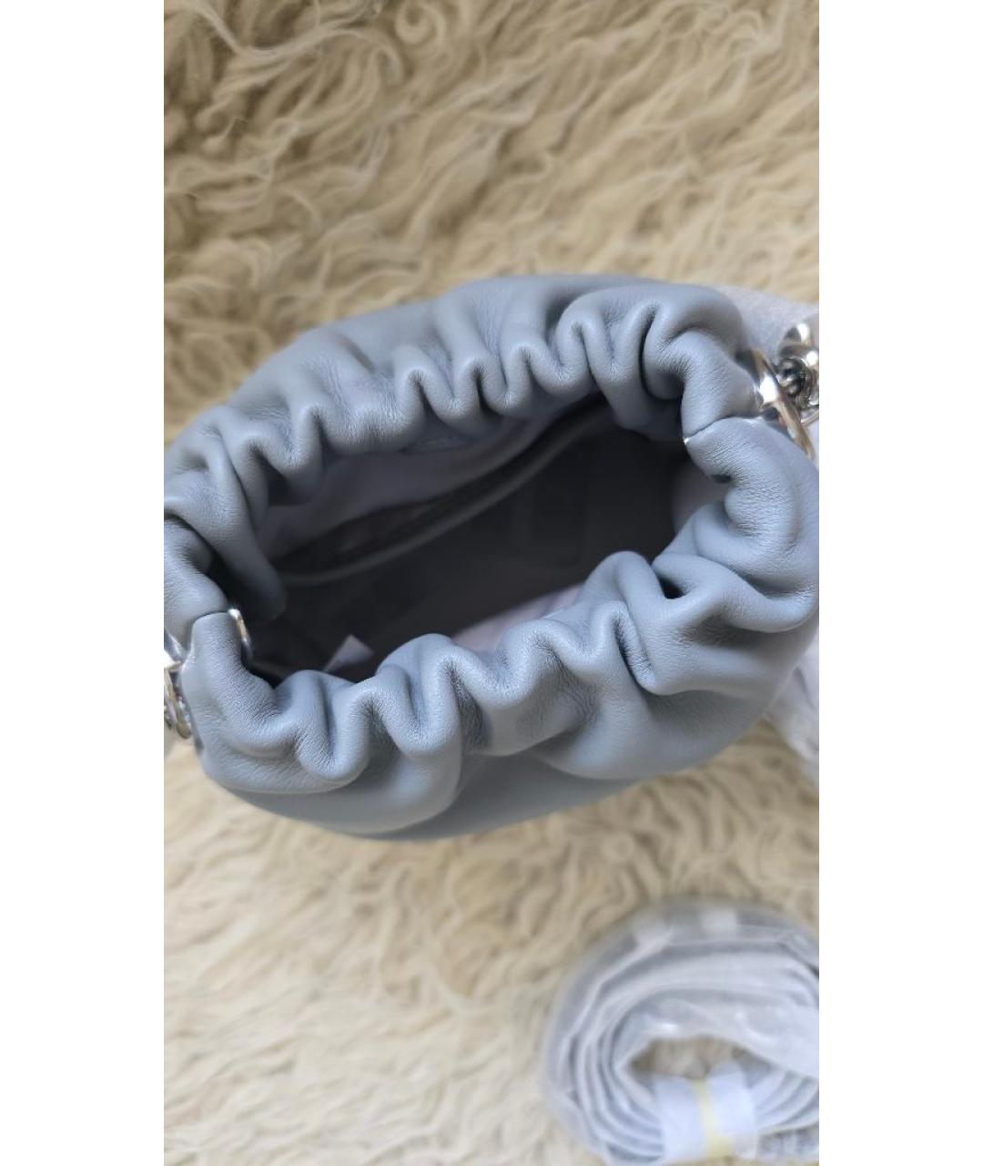 MARC JACOBS Серая кожаная сумка через плечо, фото 8