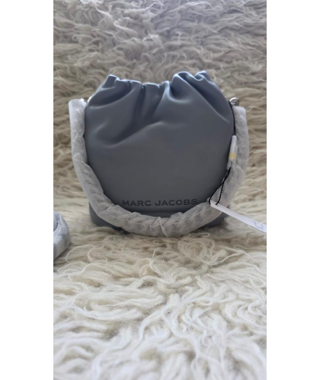 MARC JACOBS Серая кожаная сумка через плечо, фото 5