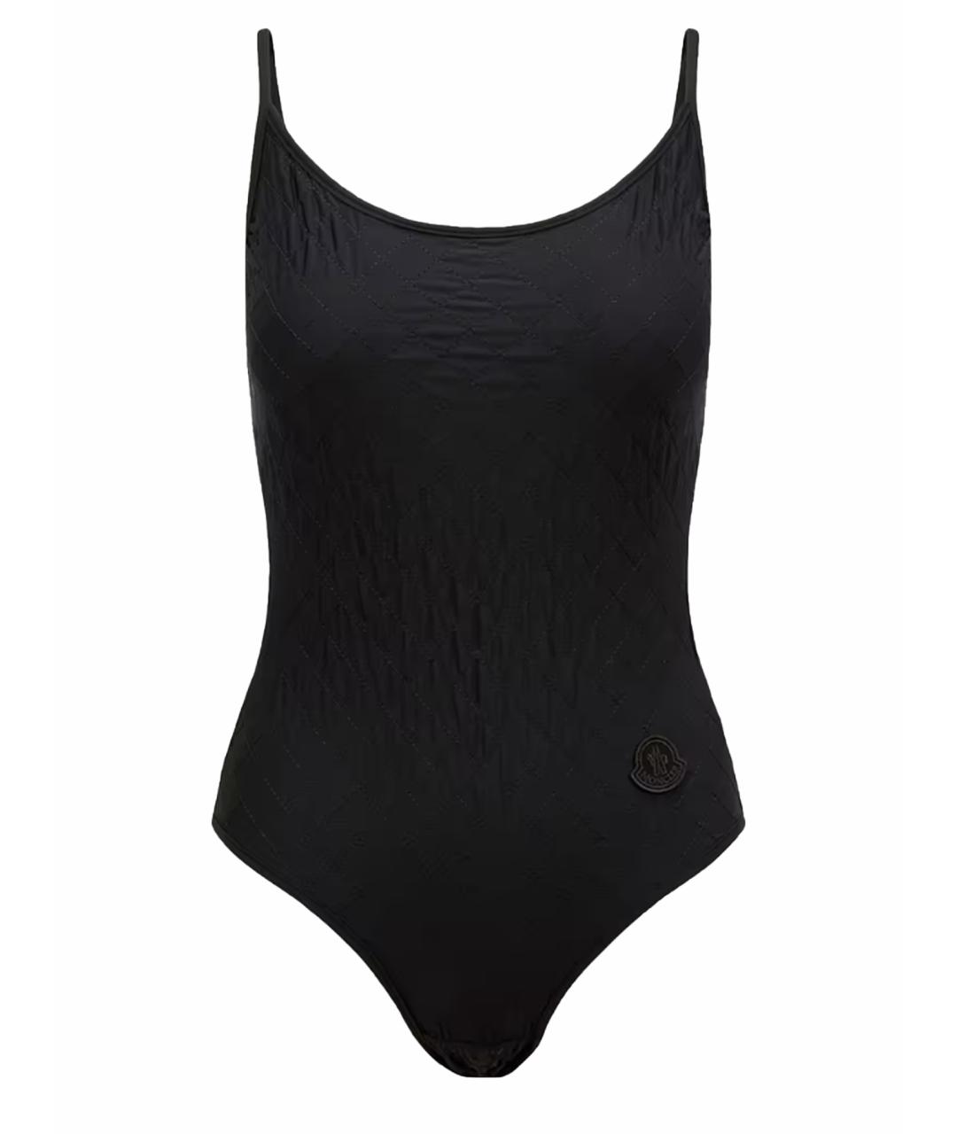 MONCLER Черный полиамидовый купальник, фото 1