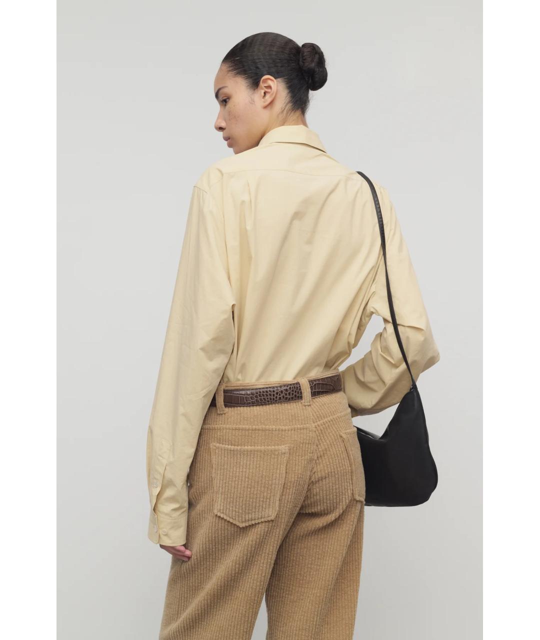 THE ROW Бежевая хлопковая рубашка, фото 5