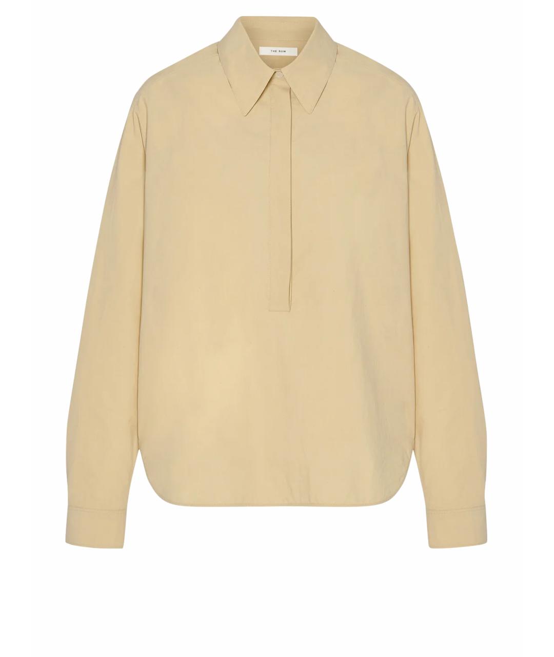 THE ROW Бежевая хлопковая рубашка, фото 1