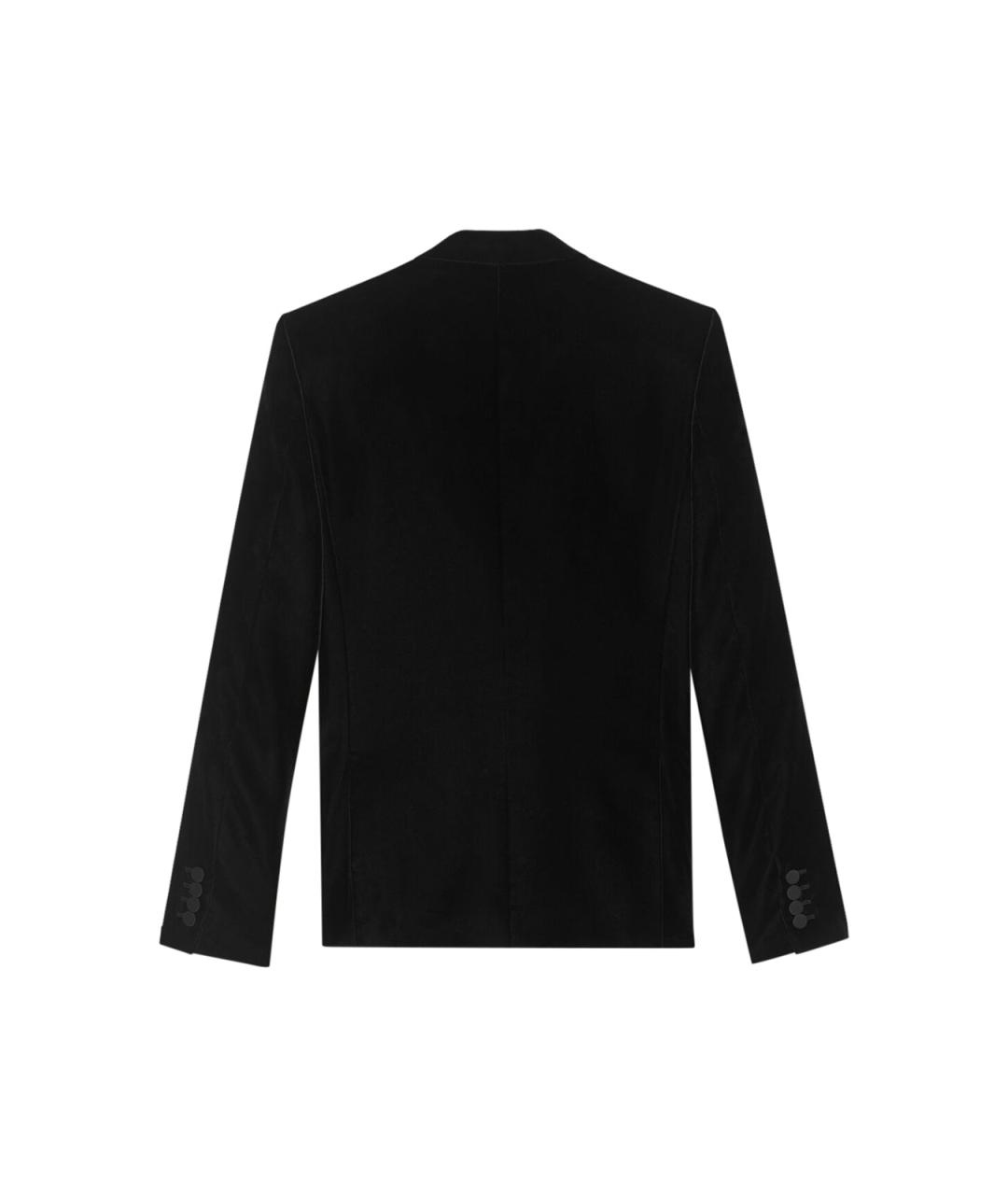 SAINT LAURENT Черный вискозный пиджак, фото 2