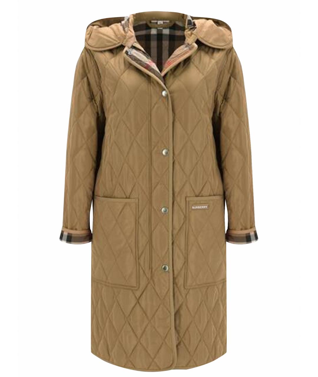 BURBERRY Бежевое пальто, фото 1