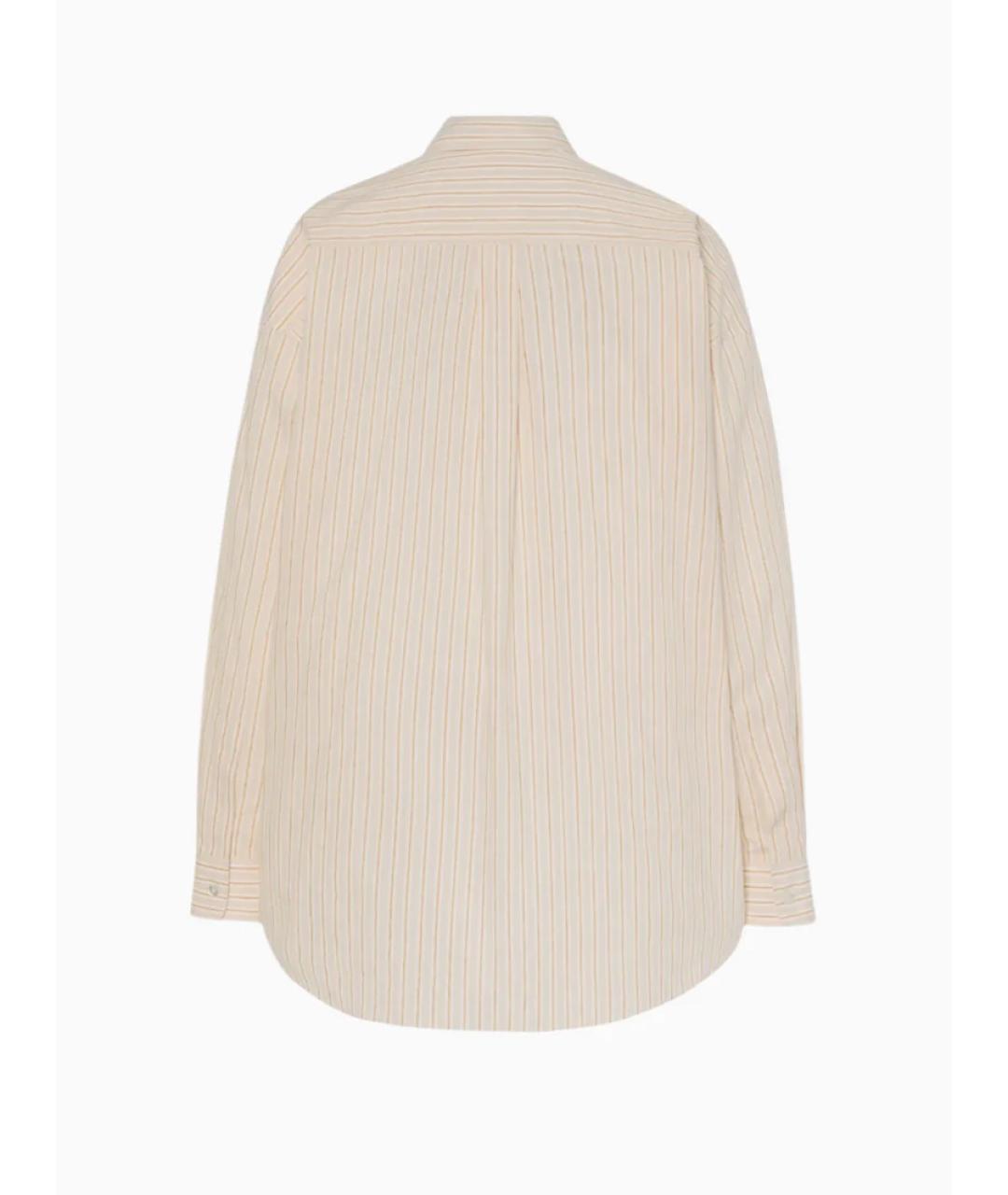 THE ROW Бежевая хлопковая рубашка, фото 4