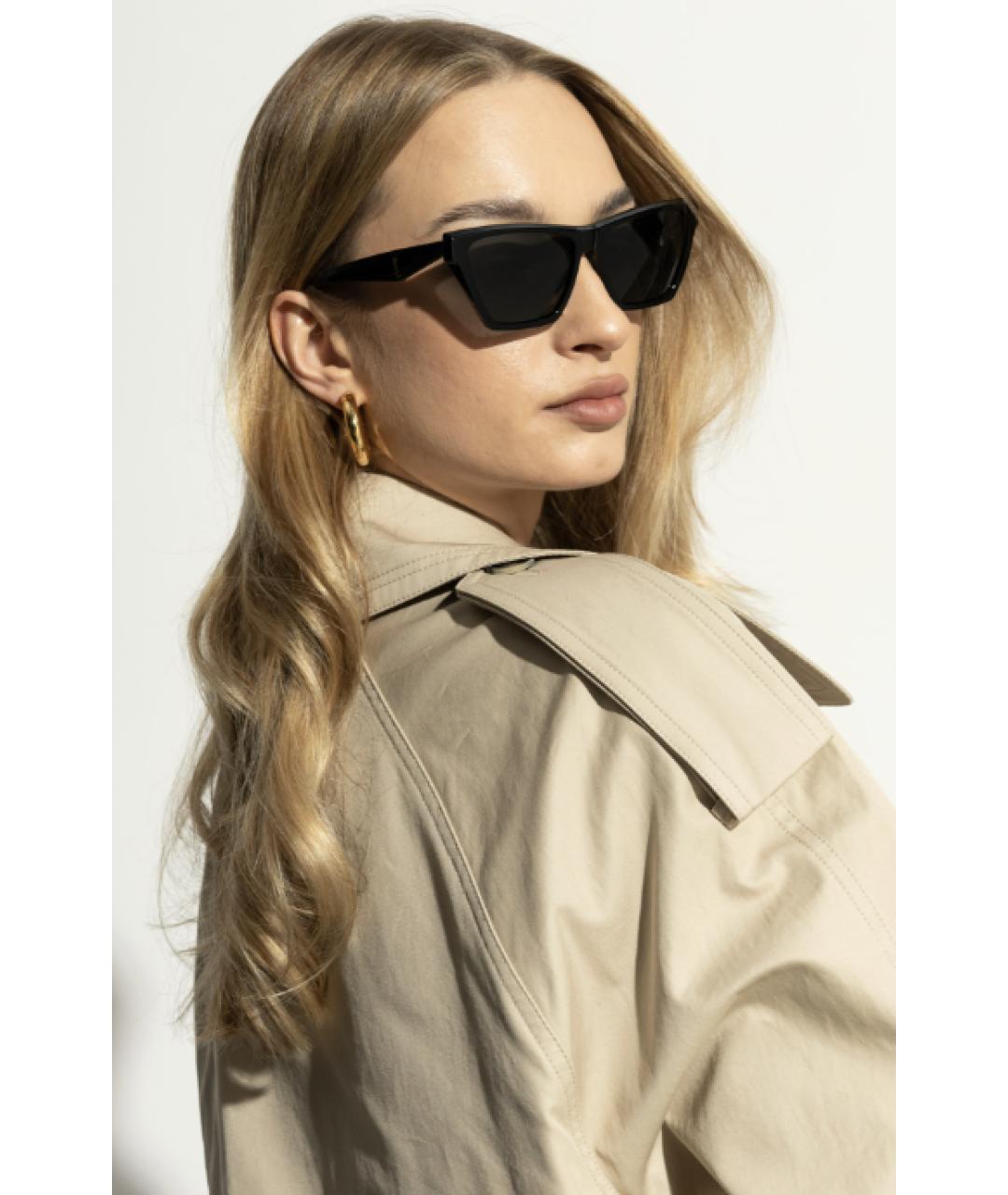 SAINT LAURENT Черные солнцезащитные очки, фото 2