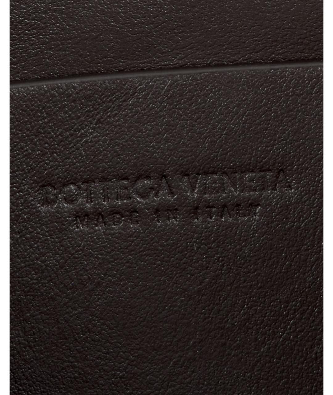 BOTTEGA VENETA Коричневая кожаная сумка через плечо, фото 6