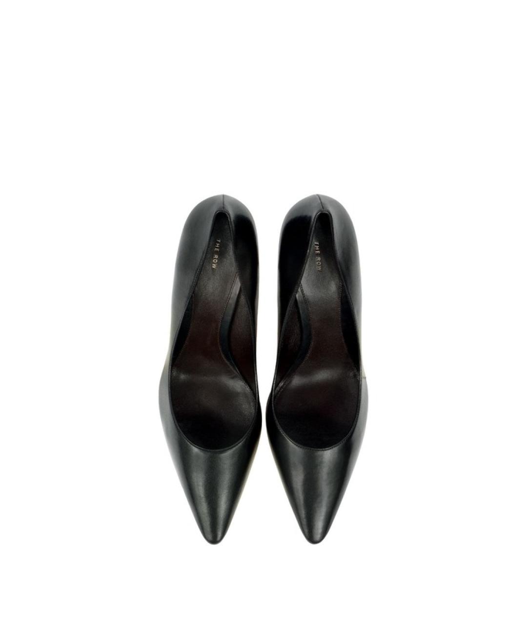 THE ROW Черные кожаные туфли, фото 5
