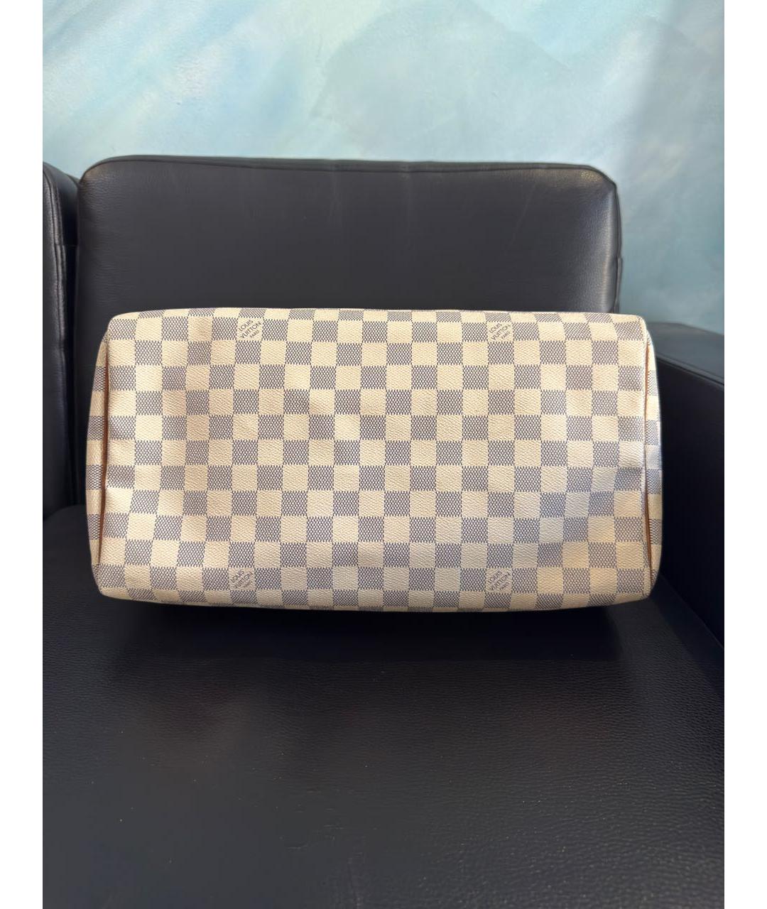 LOUIS VUITTON Белая сумка с короткими ручками, фото 7