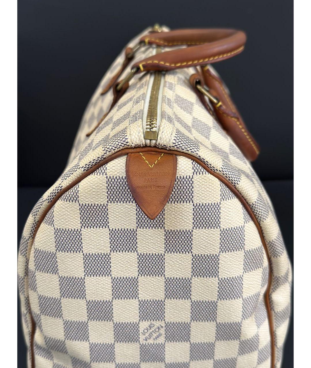 LOUIS VUITTON Белая сумка с короткими ручками, фото 8