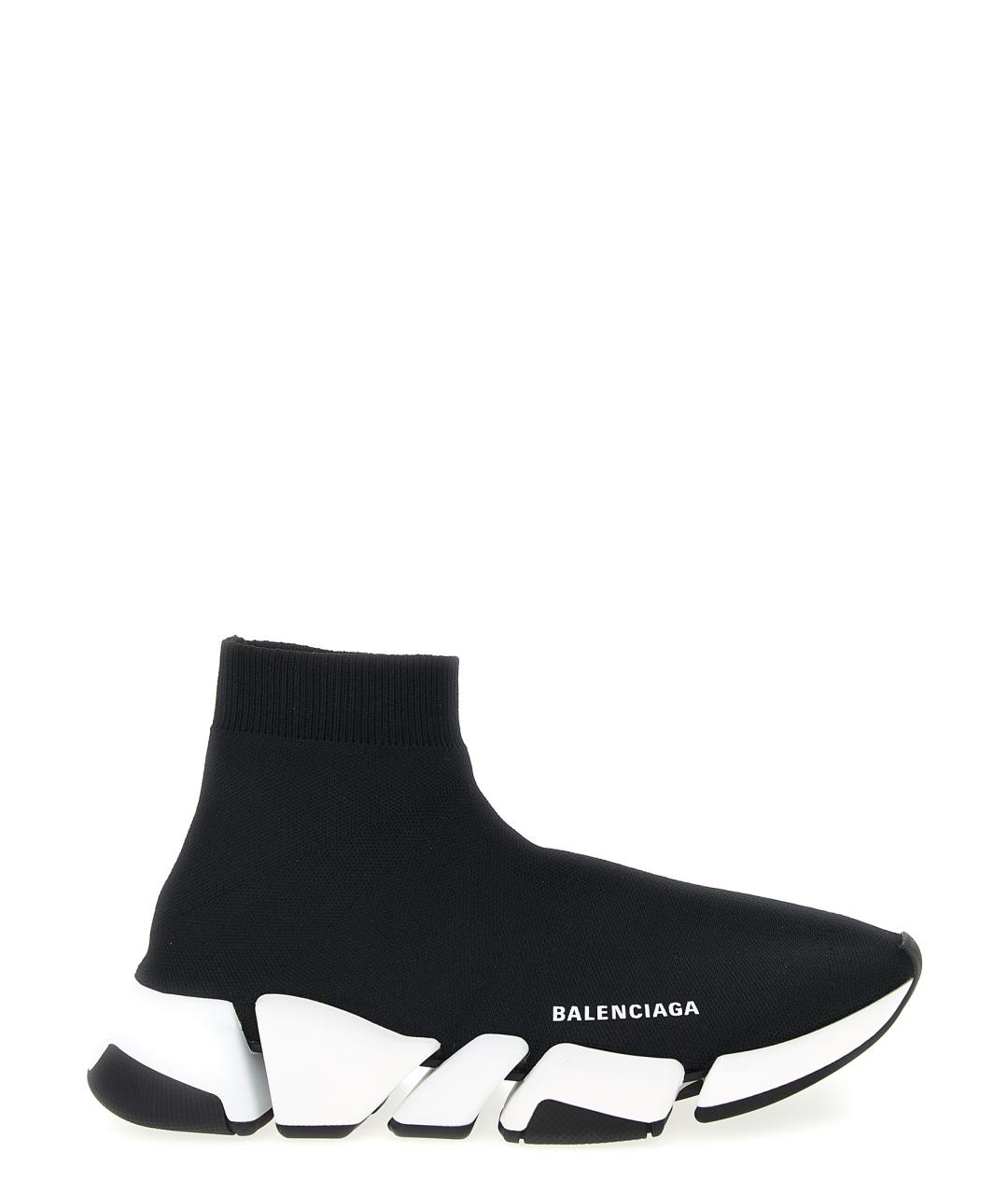 BALENCIAGA Черные синтетические кроссовки, фото 1