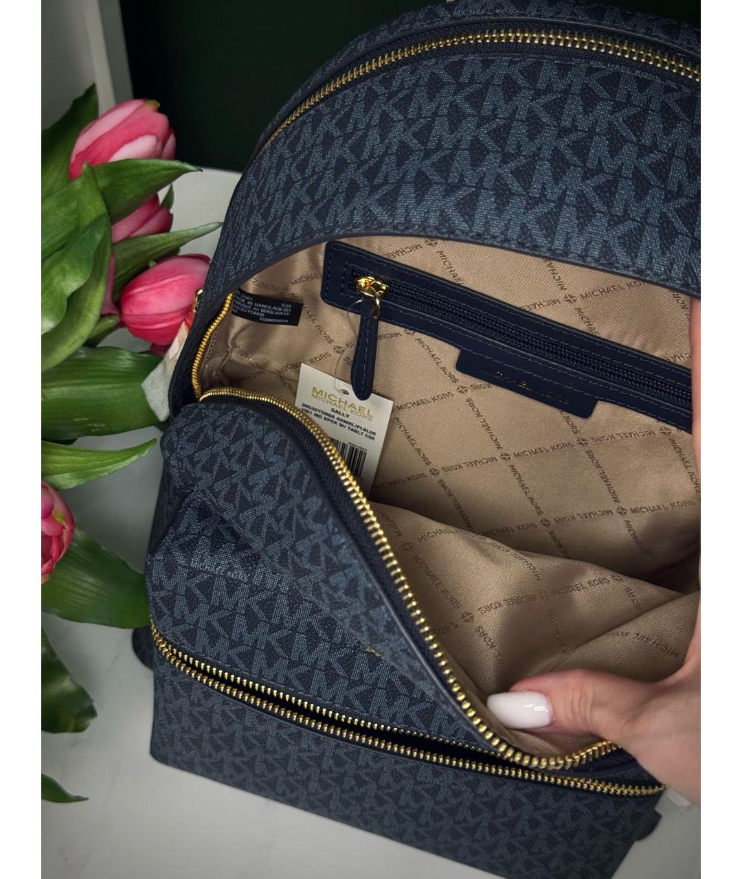MICHAEL KORS Темно-синий рюкзак, фото 3