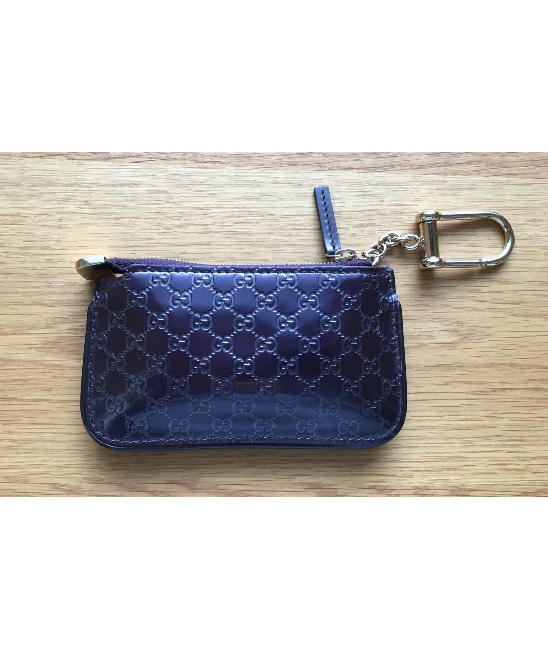 GUCCI Темно-синяя ключница, фото 2