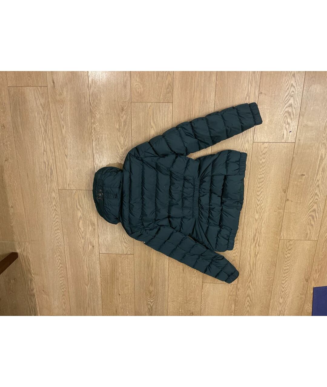 MONCLER Зеленый пуховик, фото 2