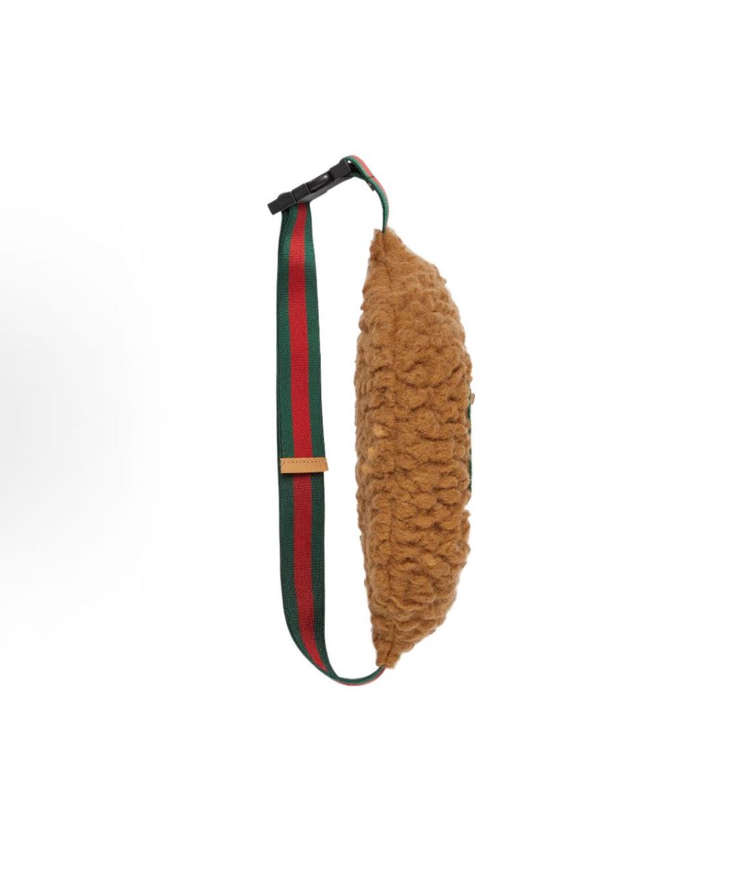 GUCCI Коричневая поясная сумка, фото 4