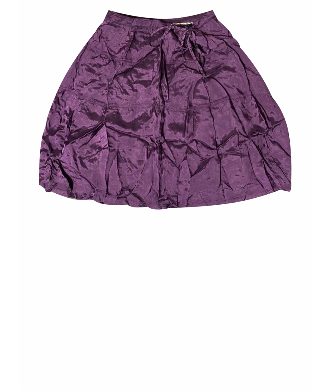 BURBERRY Фиолетовая юбка миди, фото 1