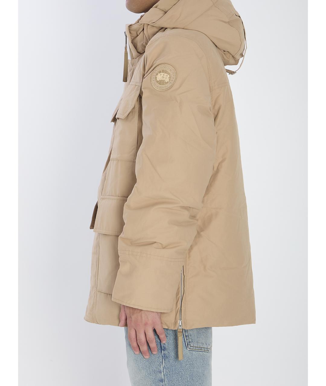 CANADA GOOSE Бежевая хлопковая парка, фото 4