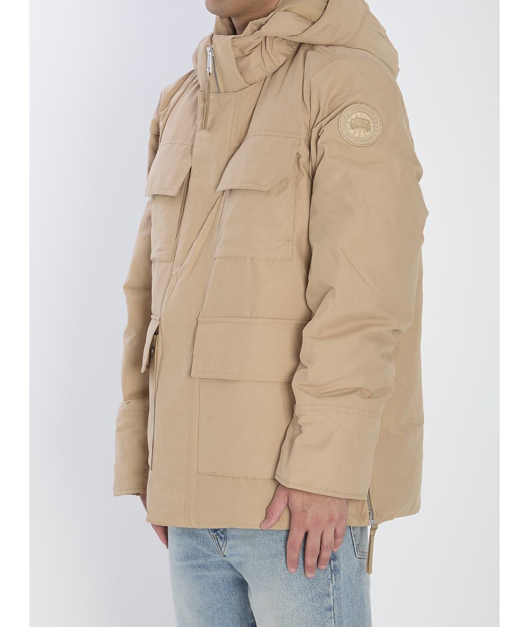 CANADA GOOSE Бежевая хлопковая парка, фото 3