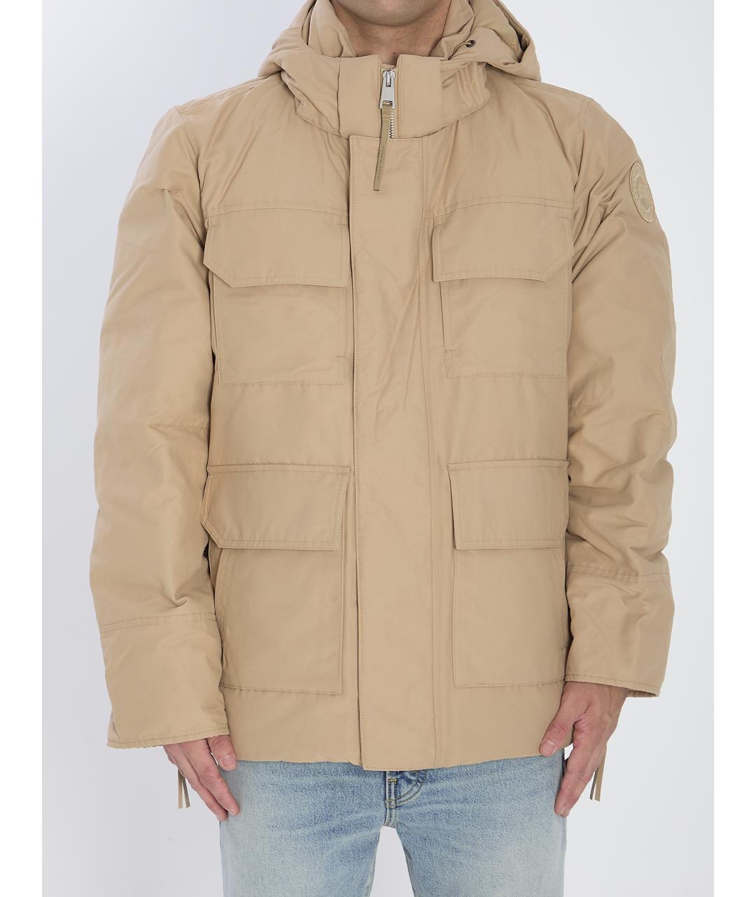 CANADA GOOSE Бежевая хлопковая парка, фото 2