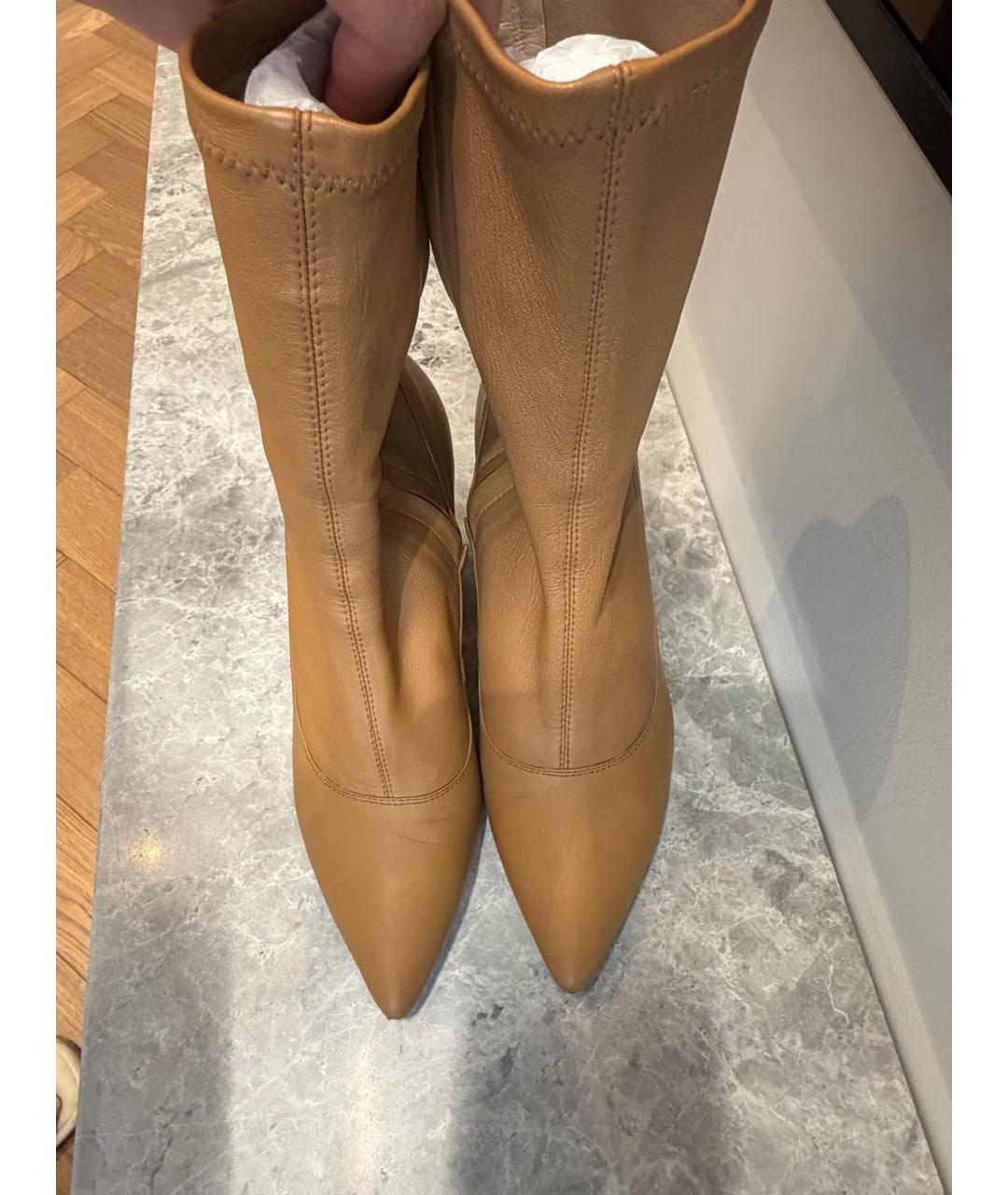 ZIMMERMANN Бежевые кожаные ботильоны, фото 2