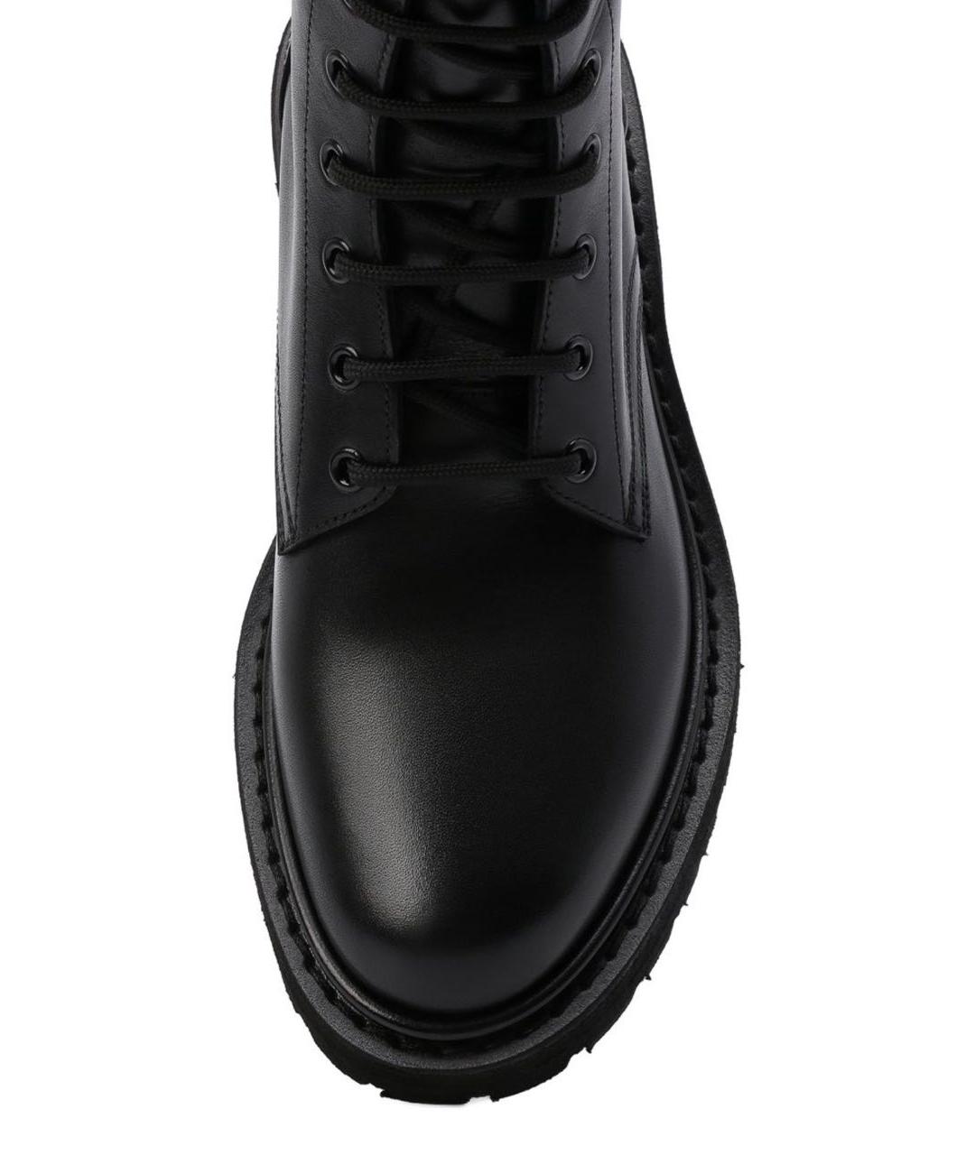 CELINE Черные кожаные ботинки, фото 8