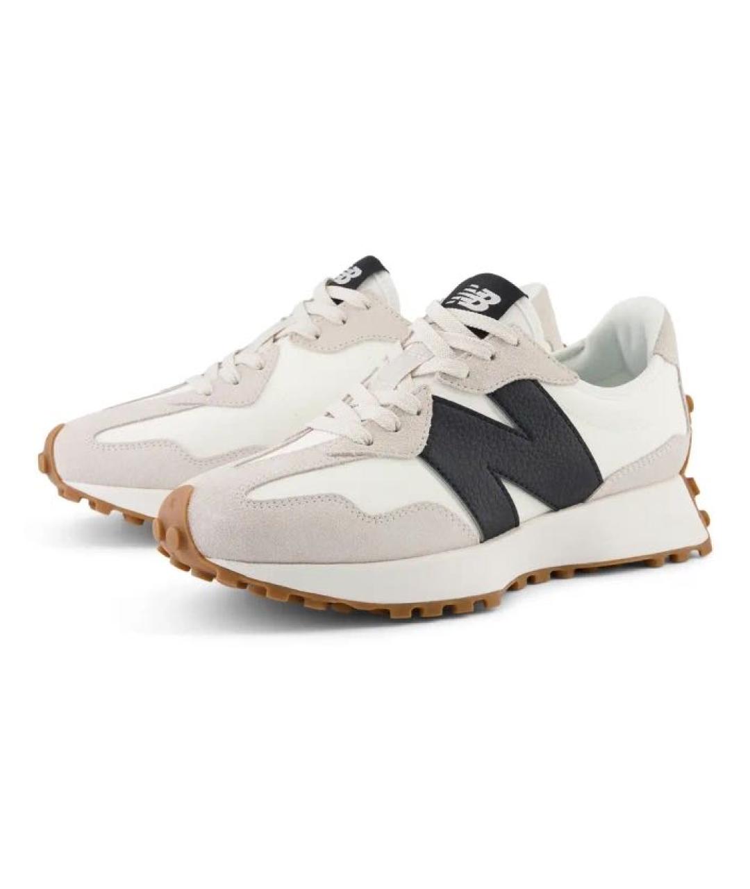 NEW BALANCE Бежевые замшевые кроссовки, фото 4