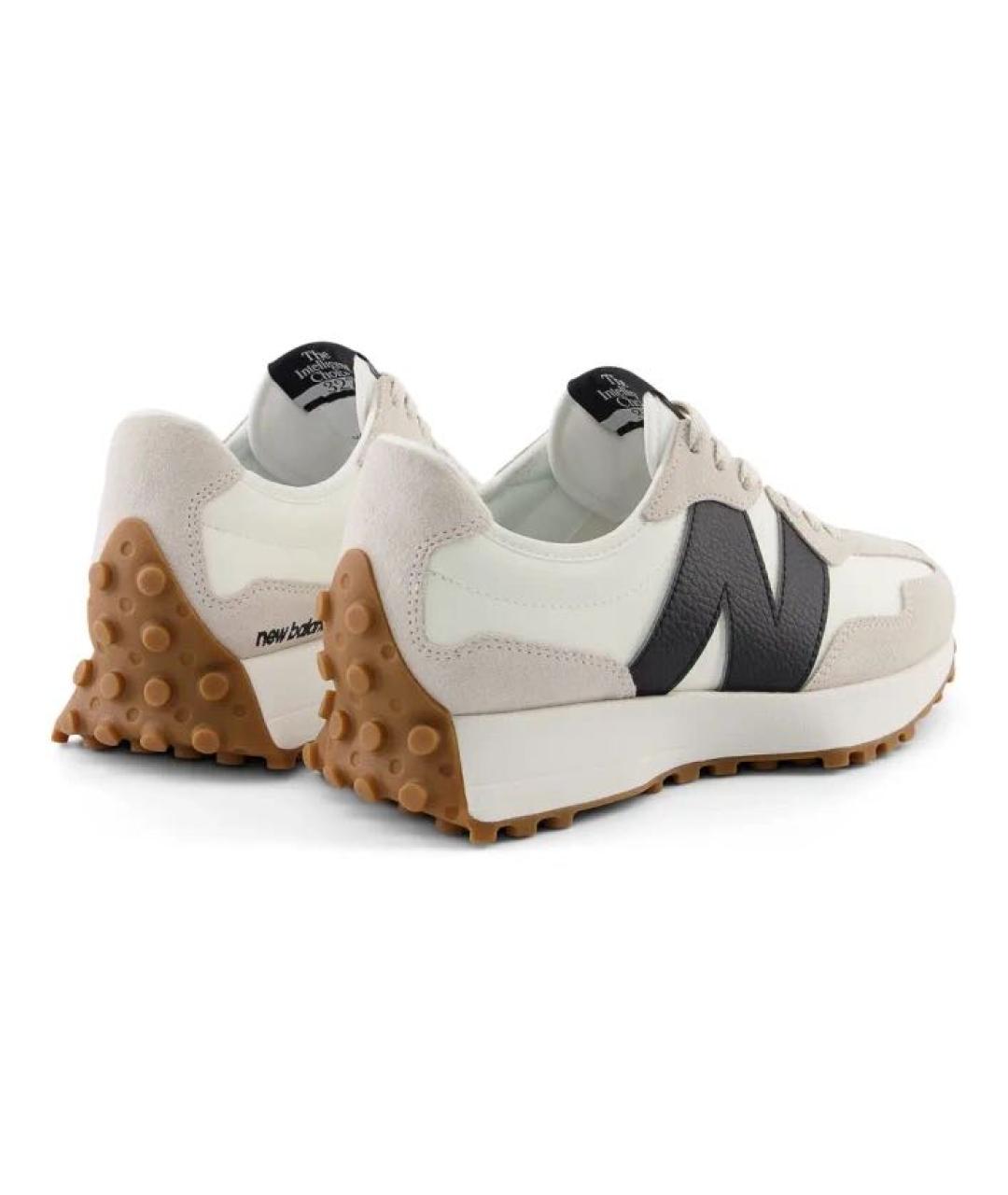 NEW BALANCE Бежевые замшевые кроссовки, фото 5