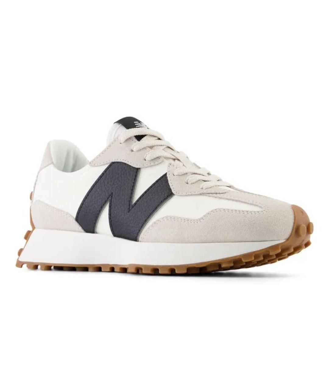 NEW BALANCE Бежевые замшевые кроссовки, фото 2