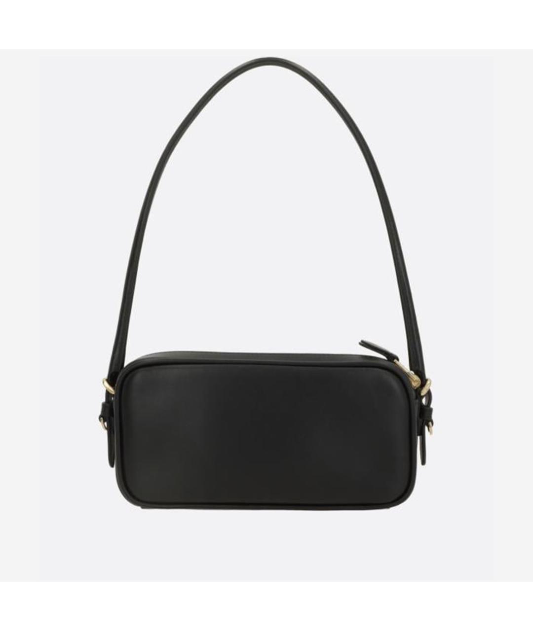 MIU MIU Черная кожаная сумка через плечо, фото 3