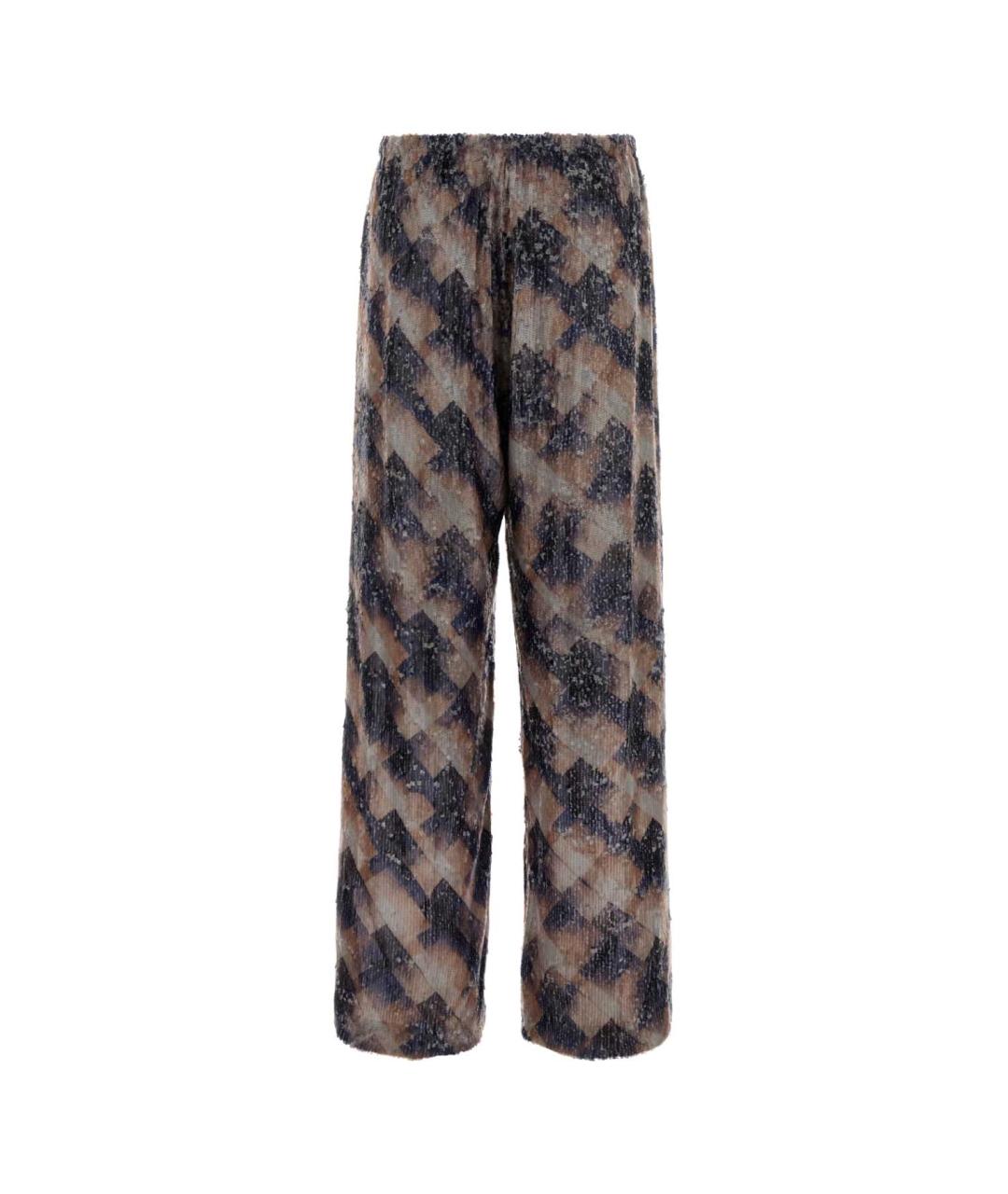 DRIES VAN NOTEN Мульти вискозные прямые брюки, фото 2