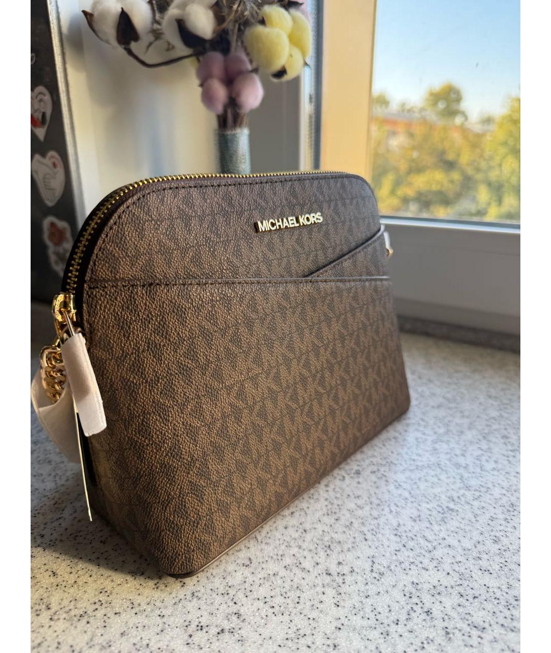 MICHAEL KORS Коричневая сумка через плечо, фото 2