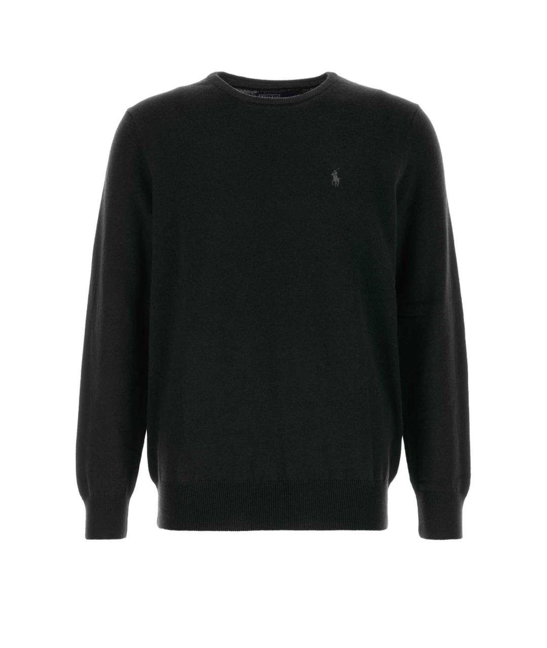 POLO RALPH LAUREN Черный шерстяной джемпер / свитер, фото 1