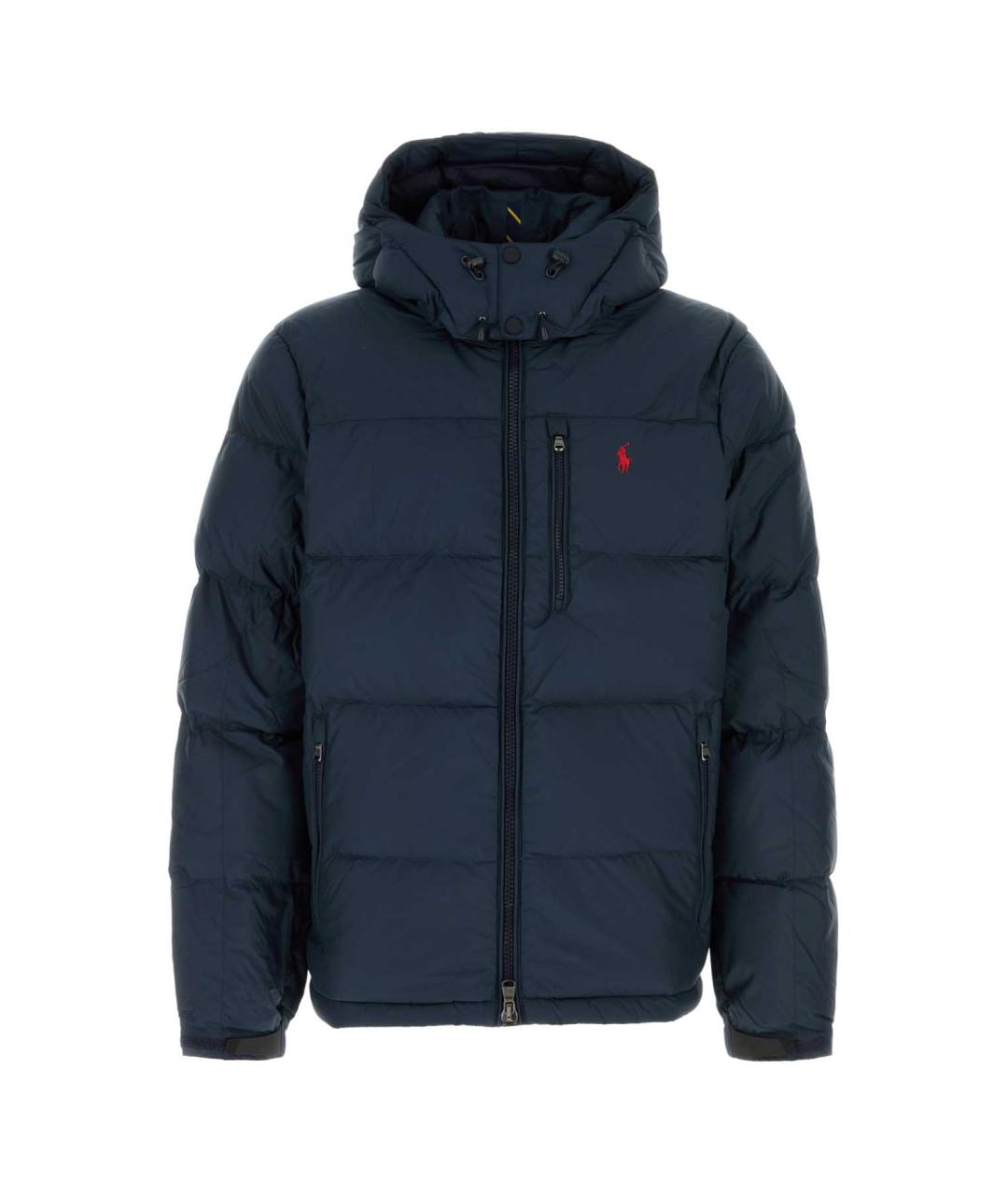POLO RALPH LAUREN Темно-синий полиэстеровый пуховик, фото 1