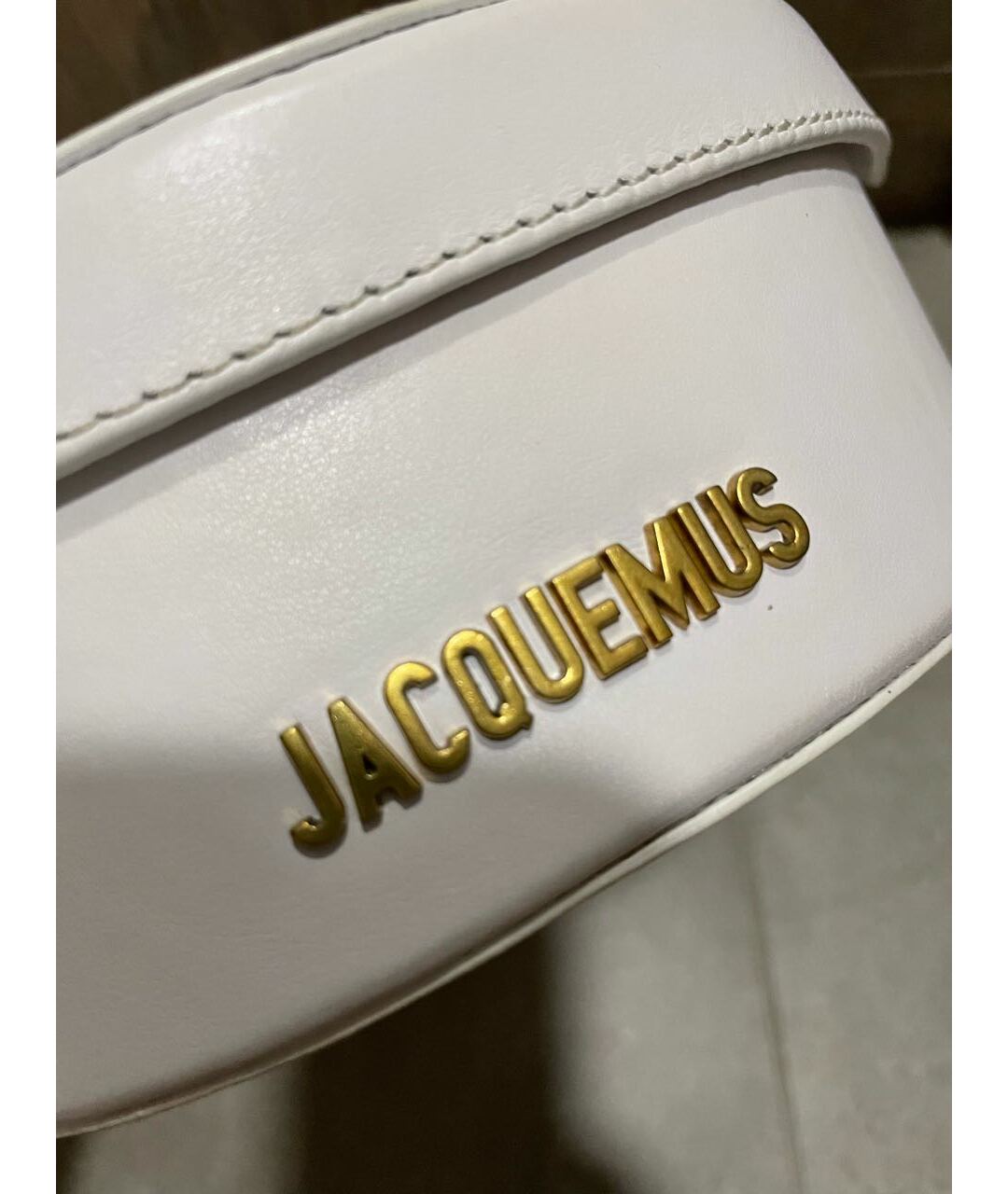 JACQUEMUS Белая сумка тоут из искусственной кожи, фото 3