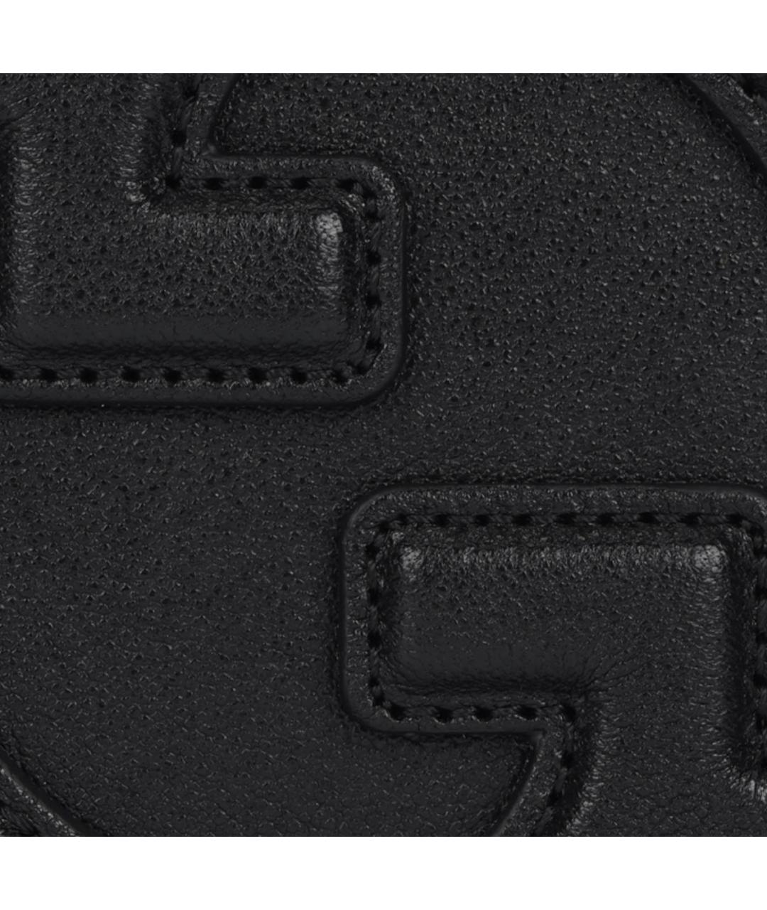 GUCCI Черная кожаная сумка с короткими ручками, фото 4