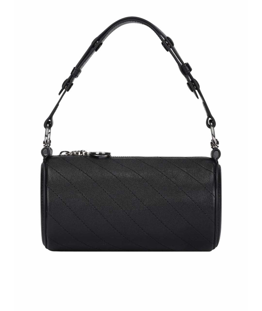 GUCCI Черная кожаная сумка с короткими ручками, фото 1