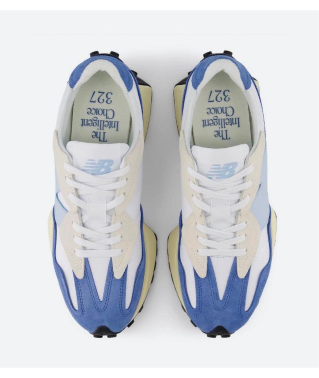 NEW BALANCE Синие замшевые низкие кроссовки / кеды, фото 5