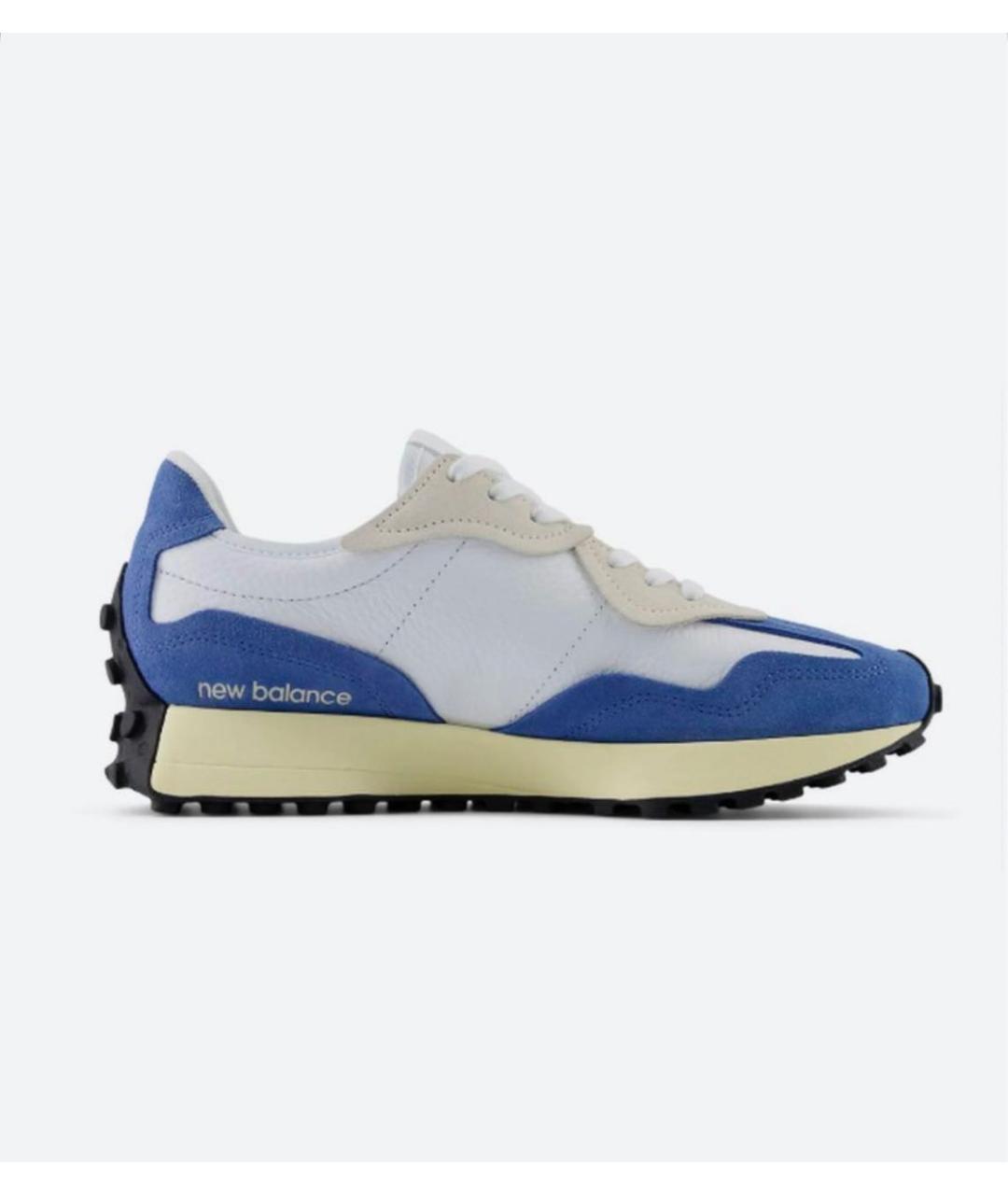 NEW BALANCE Синие замшевые низкие кроссовки / кеды, фото 3