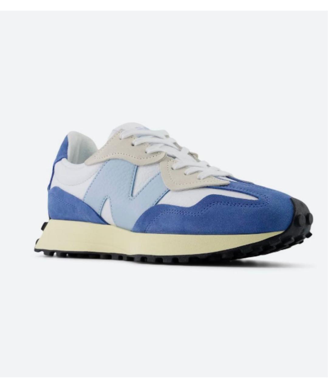 NEW BALANCE Синие замшевые низкие кроссовки / кеды, фото 2