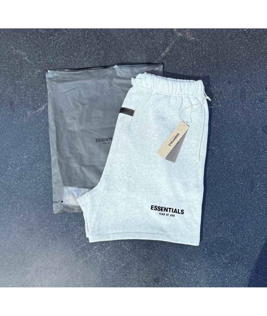 FEAR OF GOD ESSENTIALS Белые хлопковые шорты, фото 2